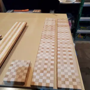 Baseball Bat Display Case - End Grain