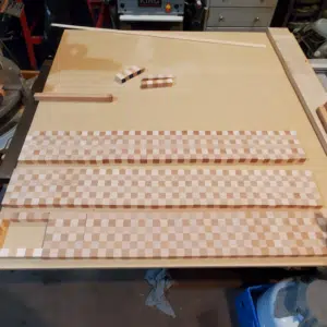 Baseball Bat Display Case - End Grain