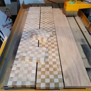 Baseball Bat Display Case - End Grain