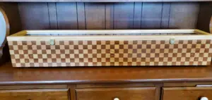 Baseball Bat Display Case - End Grain