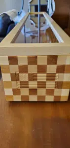 Baseball Bat Display Case - End Grain