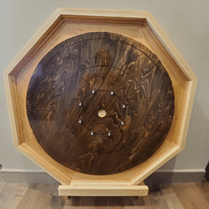 Crokinole Board with Wall Stand