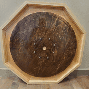 Crokinole Board with Wall Stand