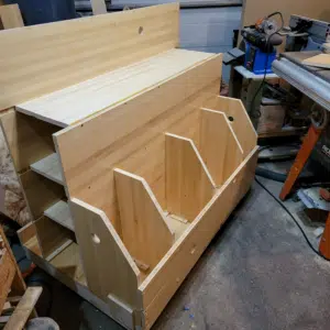 Wood Storage Cart