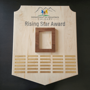 Award Plaque for Calgary Childrens Hospital