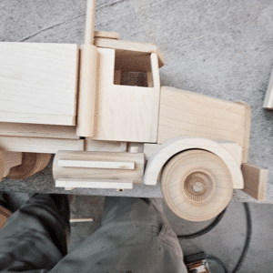 Wooden Gravel Truck